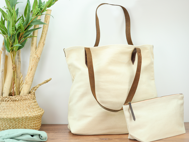 Canvas Tote + Pouch