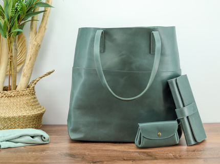 Tote Set (Tote, Wallet, Coins Bag, Card Holder, Key-Chain)